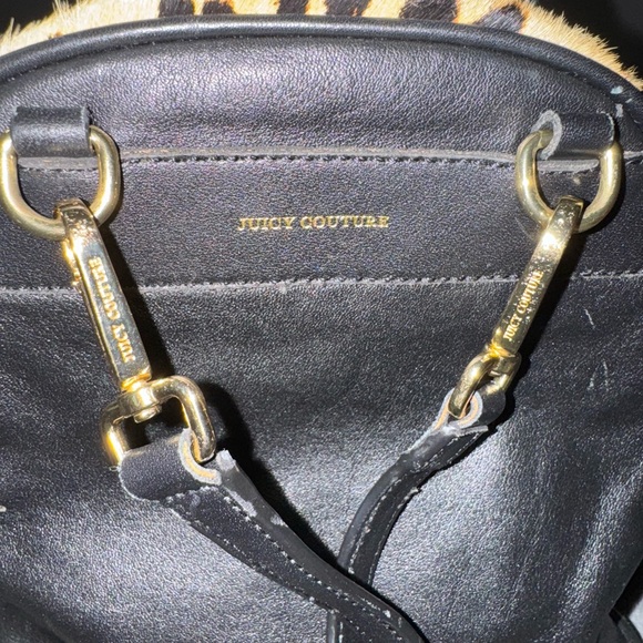 Juicy Couture Leopard Print Backpack with Gold Studs - Picture 7 of 7